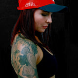 Shred Cartel Elite Series 1 Snapback in Red & black