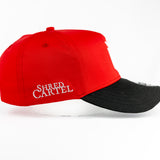 Shred Cartel Elite Series 1 Snapback in Red & black
