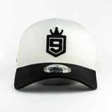 Shred Cartel Elite Series 1 Snapback in White & Black