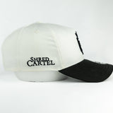 Shred Cartel Elite Series 1 Snapback in White & Black