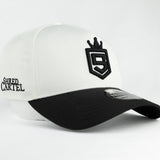 Shred Cartel Elite Series 1 Snapback in White & Black