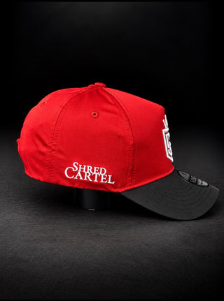 Shred Cartel Elite Series 1 Snapback in Red & black