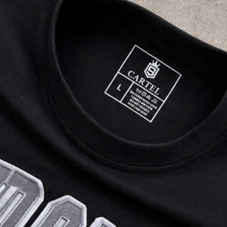 Black & Silver Unisex Oversized T-Shirt
