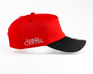 Shred Cartel Elite Series 1 Snapback in Red & black