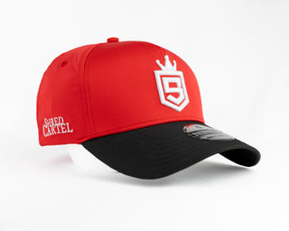 Shred Cartel Elite Series 1 Snapback in Red & black