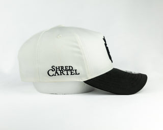 Shred Cartel Elite Series 1 Snapback in White & Black