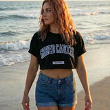 Shred Cartel Oversized Crop Top – Black