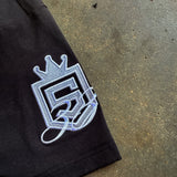 Black & Silver Unisex Oversized T-Shirt