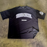 Black & Silver Unisex Oversized T-Shirt