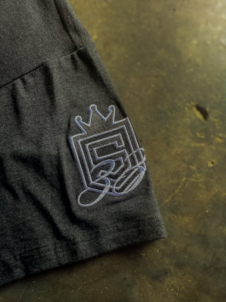 Unisex oversize T-shirts - charcoal