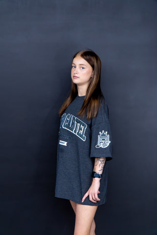 Unisex oversize T-shirts - charcoal