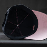 Shred Cartel Kids Snapback Cap – Black & Pink