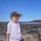 Shred Cartel Kids Snapback Cap – Black & Pink