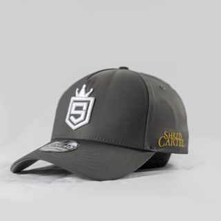 Charcoal Chic sweat-resistant snapback cap Side view 