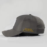 charcoal chics weatresistant snapbackside view